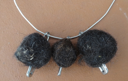 Owl Pellet Felted Beads from Colorado